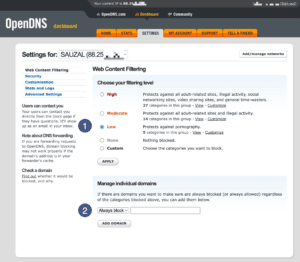 Web Content Filtering