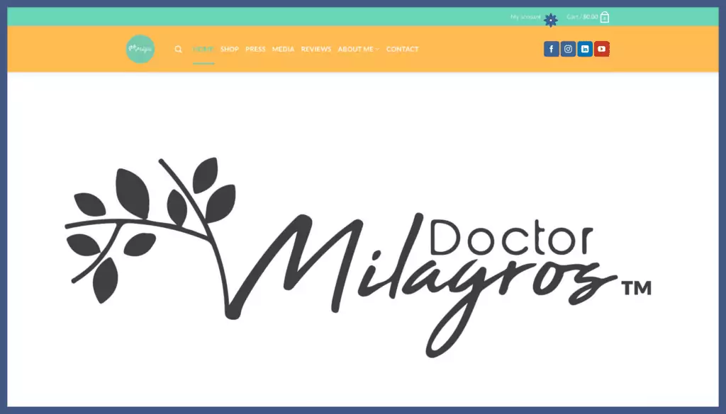 DrMilagros Desktop BlueFrame